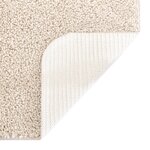 vidaXL Tapis Shaggy à Haute Pile Crème 160x160 cm PP