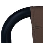 vidaXL Lit de jardin Marron 200x90 cm Acier