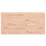 vidaXL Dessus de table 80x40x1 5 cm rectangulaire bois massif de hêtre