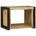 vidaXL Cube mural 55x35x40 cm en bois massif de manguier