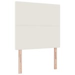 Tête de lit vidaXL Design Simple Crème 80 cm en Velours Côtelé