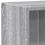 vidaXL Bibliothèque Sonoma gris 60x24x76 cm Bois d'ingénierie