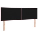 vidaXL Tête de lit design en blocs de diamant rose 144 cm Velours