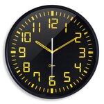 Horloge murale analogique Contraste Ø 30 cm - Noir