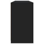 vidaXL Buffet avec lumières LED noir 163x37x67 cm