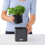 Lechuza jardinière de table cube color 16 all-in-one blanc