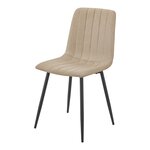 Lot de 2 chaises de salle à manger 89 x 43 x 51 cm marron clair 03_0008816