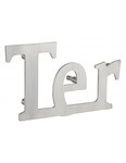 THIRARD - Lettre TER inox H.76mm à visser
