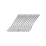 Lot de 12 fourchettes à gateau STOCKHOLM acier inox 18/100 poli ESMEYER