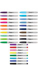 Sharpie - 28 marqueurs permanents - pointe fine x 20 et pointe ultra-fine x 8 - couleurs assorties