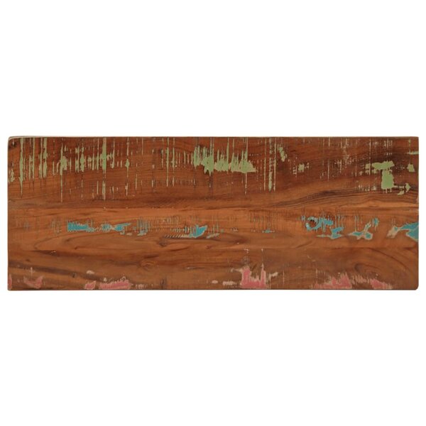 vidaXL Dessus de table 90x20x3 8 cm rectangulaire bois massif récupéré