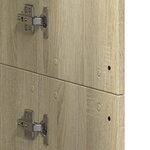 vidaXL Buffet haut chêne sonoma 60x35x180 cm bois d'ingénierie