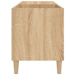 vidaXL Armoire à disques chêne sonoma 84 5x38x48 cm bois d'ingénierie