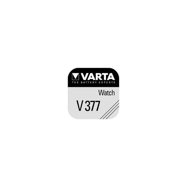 Pile Bouton Oxyde D'argent Varta V 377