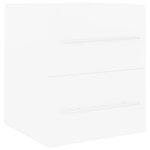 vidaXL Armoire d'évier Blanc 41x38 5x48 cm Aggloméré