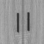 vidaXL Lit de rangement Gris Sonoma 90x190 cm