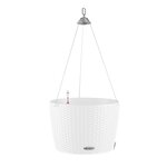 LECHUZA Jardinière suspendue NIDO Cottage 35 ALL-IN-ONE blanc