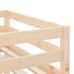 vidaXL Lit mezzanine enfants échelle 80x200 cm bois pin massif