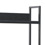vidaXL Bureau d'ordinateur Noir 120 x 60 x 138 cm