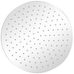vidaXL Tête de douche plongeante ronde en acier inoxydable 30 cm