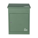 Boîte à colis moyenne 1 porte Verte à accès frontal Acier galvanisé SMART PARCEL BOX®