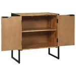 vidaXL Buffet 70x35x75 cm Bois Massif d'Acacia