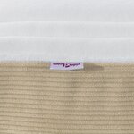 Matelas à ressorts ensachés vidaXL Vert clair Gris Medium 90x200x20 cm Tissu