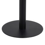 vidaXL Table de bistro Marron foncé 80x80 cm MDF