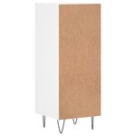 vidaXL Buffet blanc 34 5x34x90 cm bois d'ingénierie