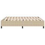 VidaXL Lit Box Spring Vert Clair Grey Super King Tissu en Velours Côtelé