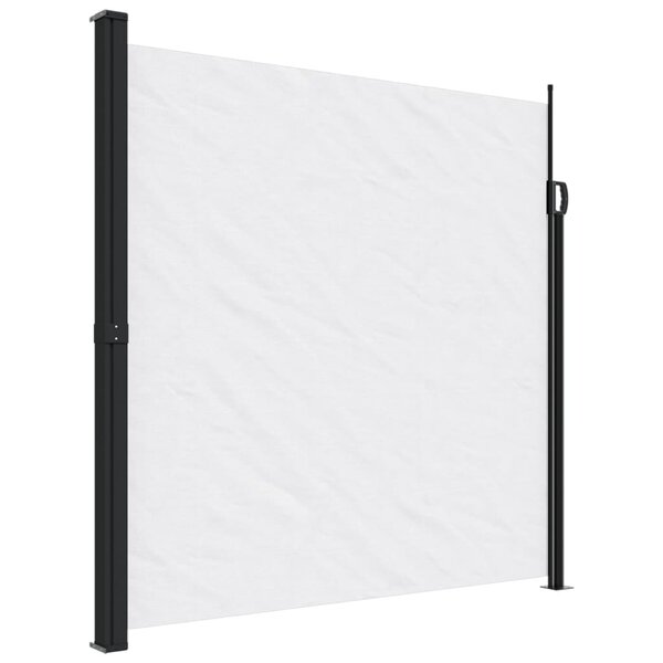vidaXL Auvent latéral rétractable blanc 200x300 cm