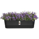 Planteur Ovale - Plastique - Ø 70 - Noir