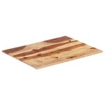 vidaXL Dessus de table bois massif d'acacia 15-16 mm 60x70 cm