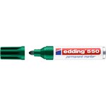 Marqueur Permanent 550 vert 3-4 mm x 10 EDDING