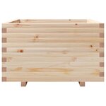 vidaXL Jardinière 80x80x49 5 cm bois de pin massif