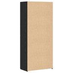 vidaXL Buffet haut Chêne noir 40x42.5x185 cm Bois