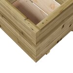 vidaXL Jardinière 60x60x49 5 cm bois de pin imprégné