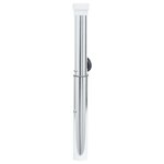 vidaXL Base de parasol enterrée pour mât 40-50 mm argenté aluminium