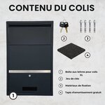 Boîte aux lettres à colis - ParcelXL® - Boîte à colis - Autonome - Boîte aux lettres suspendue - Courrier & Colis