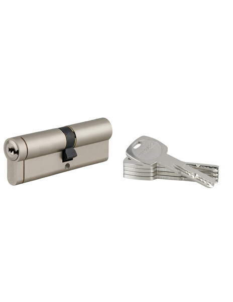 THIRARD - Cylindre de serrure débrayable Transit 1  45x55mm  5 clés  nickelé