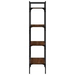 vidaXL Bibliothèque à 4 niveaux chêne marron 56x31 5x138 5 cm