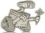 Pièce de monnaie en Argent 2 Dollars g 46.65 Millésime 2025 WALL-E AND EVE