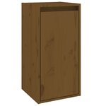 vidaXL Meubles TV 2 Pièces Marron miel Bois massif de pin
