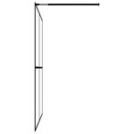 vidaXL Écran de douche Verre trempé dépoli 90x195 cm