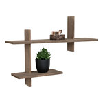 Étagère murale en pin 60 x 15 x 44 cm