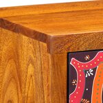 vidaXL Table de chevet 35x30x40 cm Bois massif Acacia