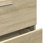 vidaXL Armoire d'évier chêne sonoma 59x37x59 cm bois d'ingénierie