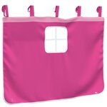 vidaXL Rideaux pour lit mezzanine avec tour rose polyester