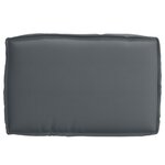 vidaXL Coussin Palette pour siège anthracite 60x40x8 cm en tissu Oxford