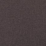 vidaXL Cadre de lit Marron foncé 120x200 cm Tissu